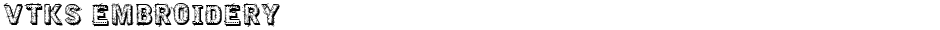 VTKS EMBROIDERYDemo