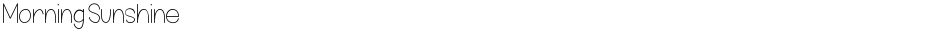MorningSunshineDemo