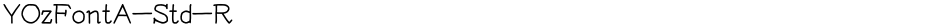 YOzFontA-Std-RDemo