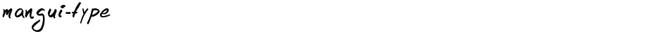 mangui-typeDemo