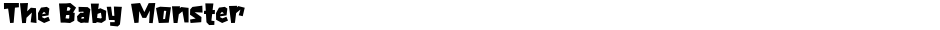 The Baby MonsterDemo