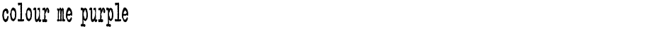 colour me purpleDemo