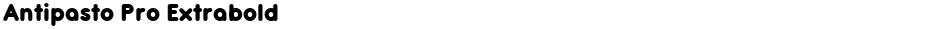 Antipasto Pro ExtraboldDemo