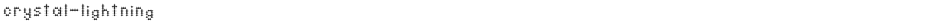 crystal-lightningDemo