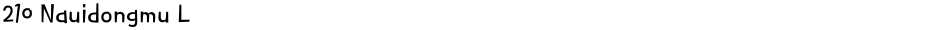 210 Nauidongmu LDemo