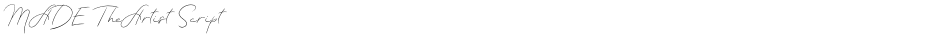 MADE TheArtist ScriptDemo