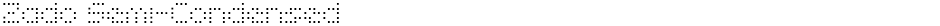 Zado Semi-CondensedDemo