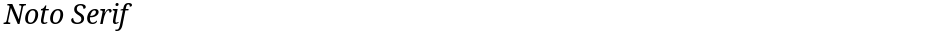 Noto SerifDemo
