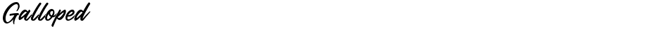 GallopedDemo