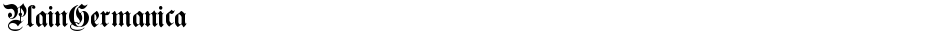 PlainGermanicaDemo