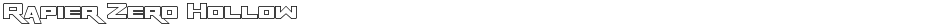 Rapier Zero HollowDemo