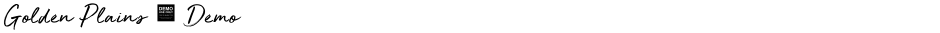 Golden Plains - DemoDemo