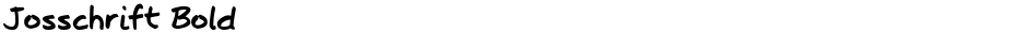 Josschrift BoldDemo