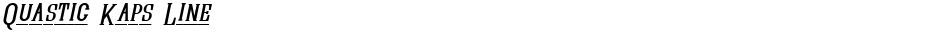 Quastic Kaps LineDemo