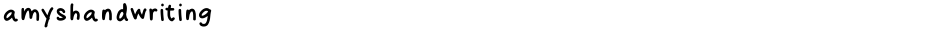 amyshandwritingDemo