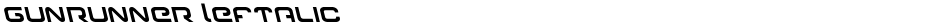 Gunrunner LeftalicDemo