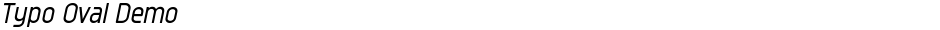 Typo Oval DemoDemo