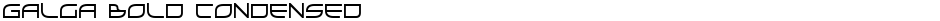 Galga Bold CondensedDemo