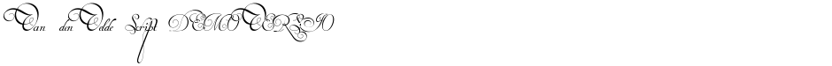 Van den Velde Script DEMO VERSIONDemo