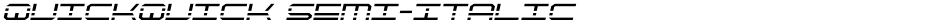 QuickQuick Semi-ItalicDemo