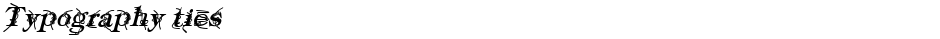 Typography tiesDemo