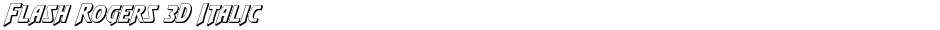 Flash Rogers 3D ItalicDemo