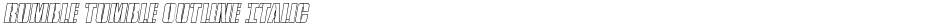 Rumble Tumble Outline ItalicDemo
