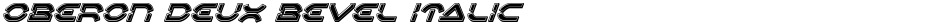 Oberon Deux Bevel ItalicDemo
