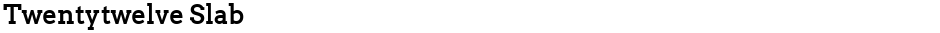 Twentytwelve SlabDemo