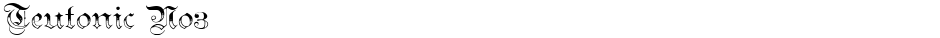 Teutonic No3Demo