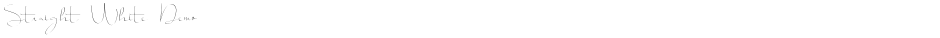 Straight White DemoDemo