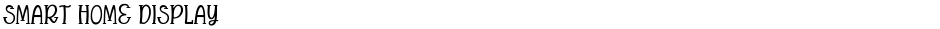 Smart home DisplayDemo