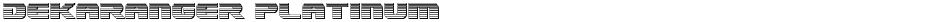 Dekaranger PlatinumDemo