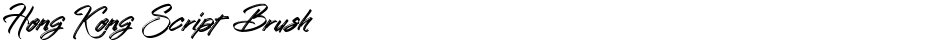 Hong Kong Script BrushDemo