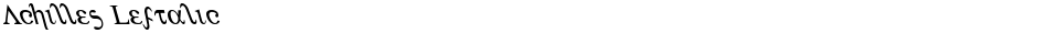 Achilles LeftalicDemo