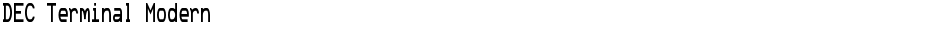 DEC Terminal ModernDemo