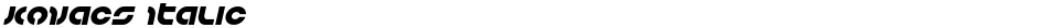 Kovacs ItalicDemo