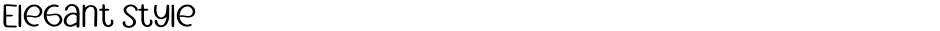 Elegant StyleDemo