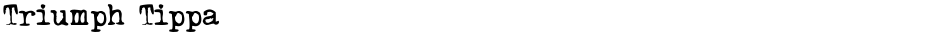 Triumph TippaDemo