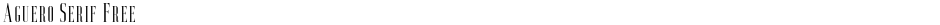 Aguero Serif FreeDemo