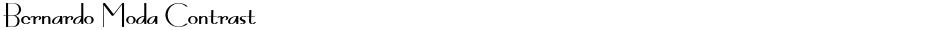 Bernardo Moda ContrastDemo