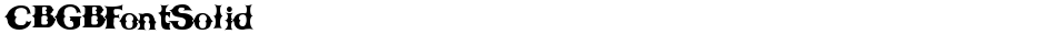 CBGBFontSolidDemo