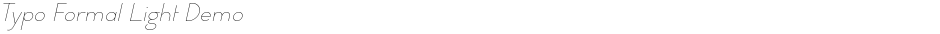 Typo Formal Light DemoDemo