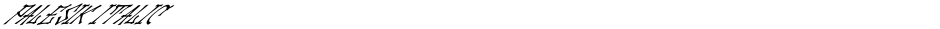 Palesik ItalicDemo