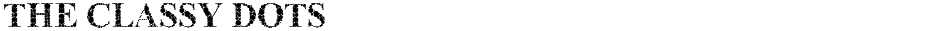 The Classy DotsDemo