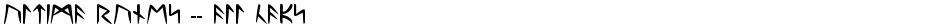 Ultima Runes -- ALL CAPSDemo