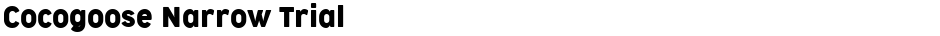 Cocogoose Narrow TrialDemo