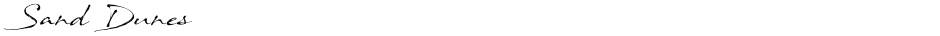 Sand DunesDemo