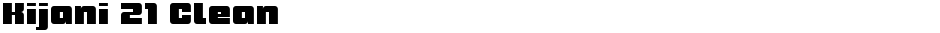 Kijani 21 CleanDemo