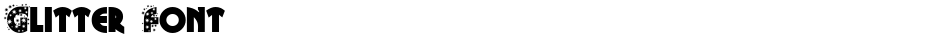 Glitter FontDemo